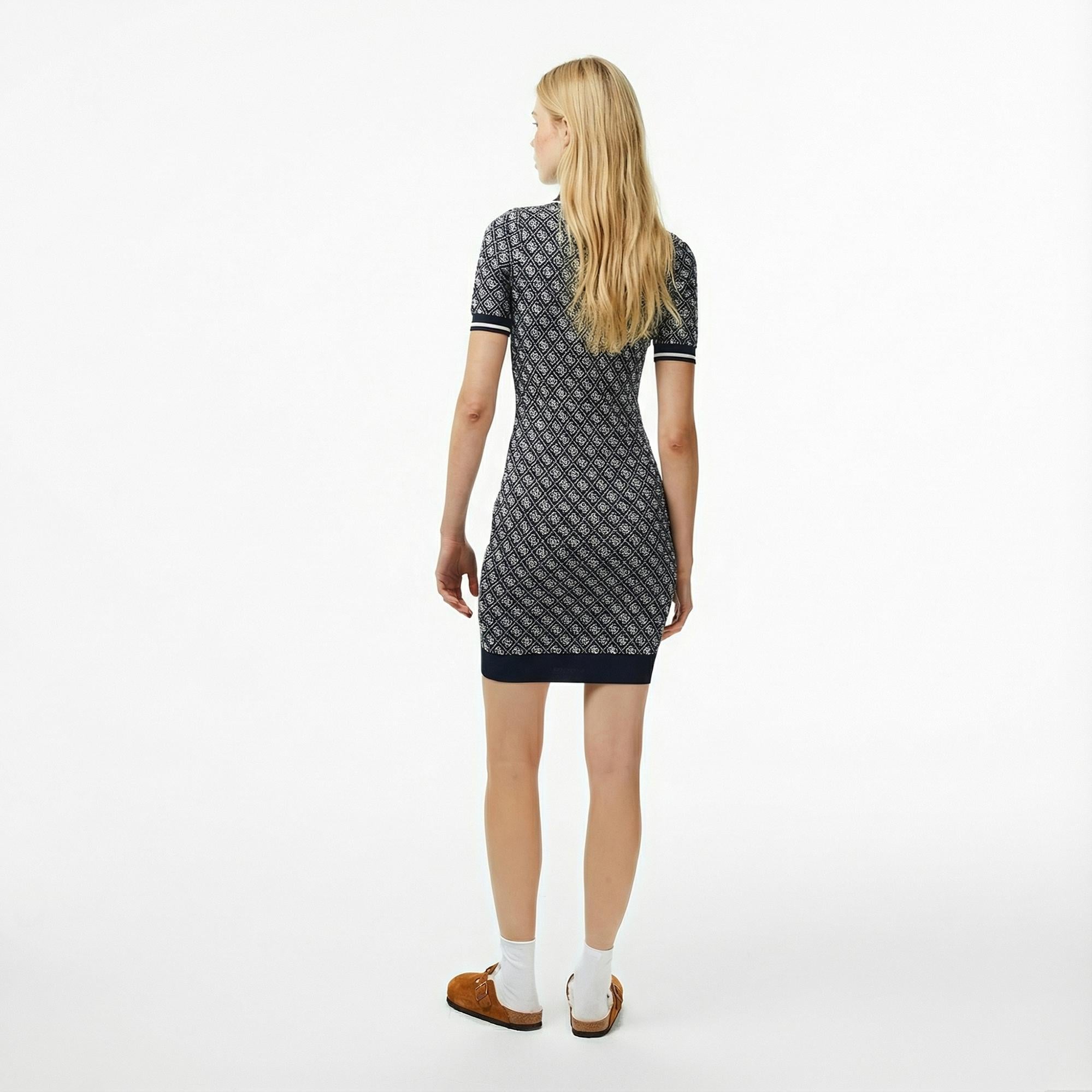 Guess Lise Kadın Mavi Elbise