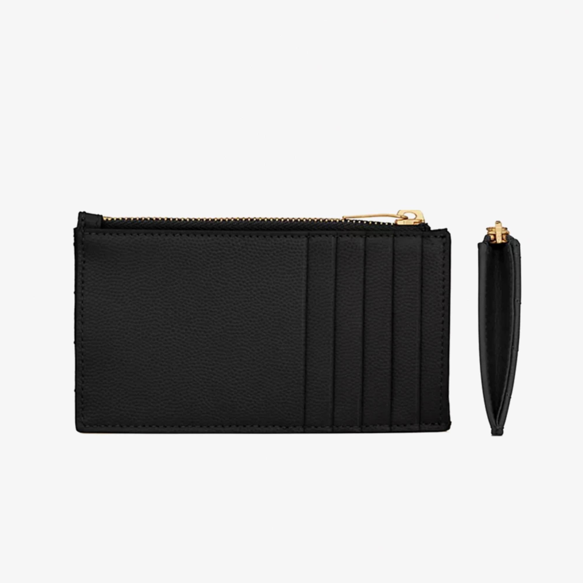 Calvin Klein Foil Logo Top Zip Kadın Siyah Kartlık